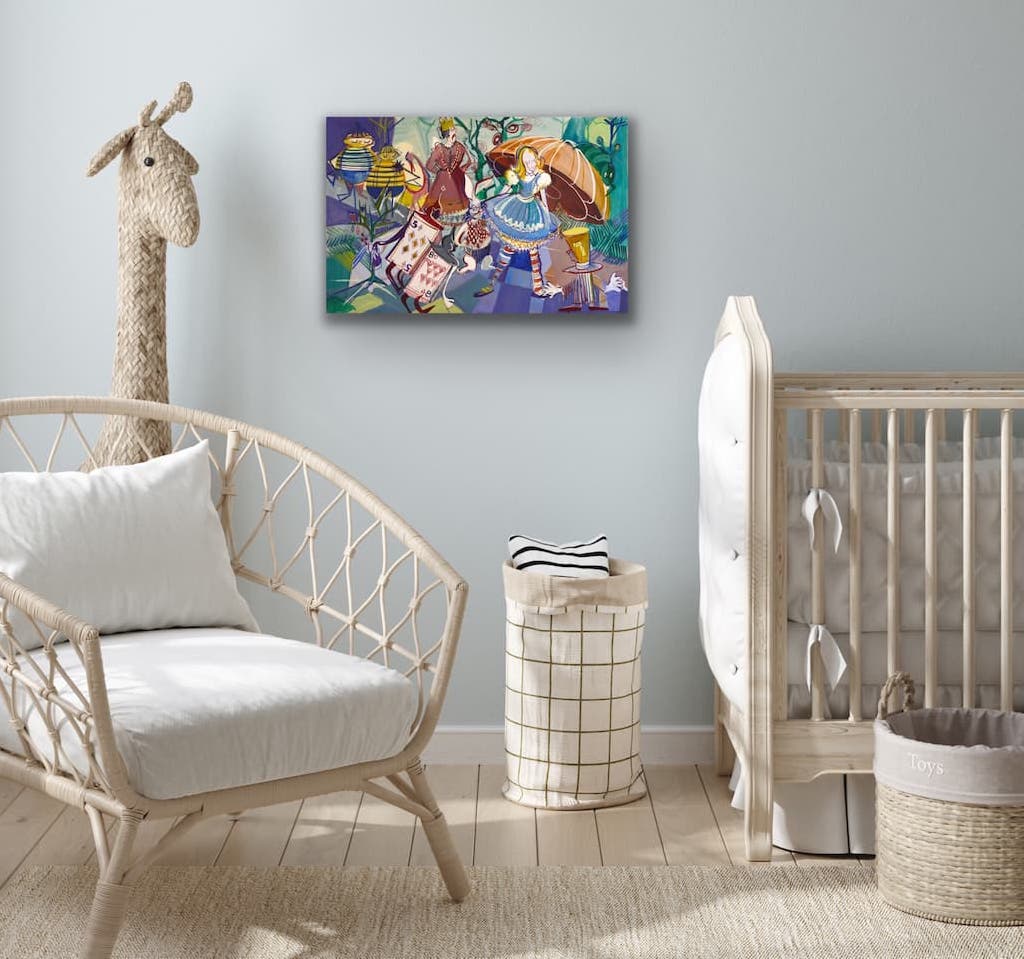 Alice in Wonderland Painting