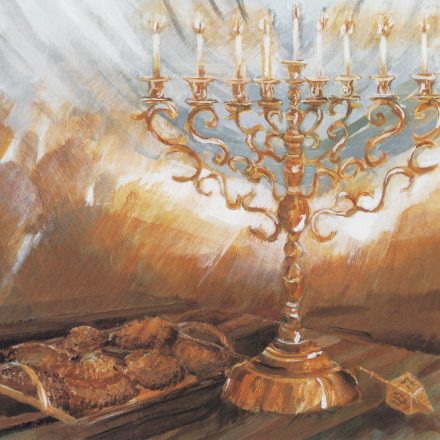 Chanukah painting